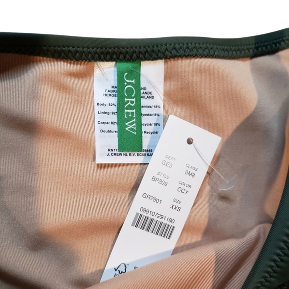 J. Crew Grey Bikini Bottom NEW - Picture 3 of 3